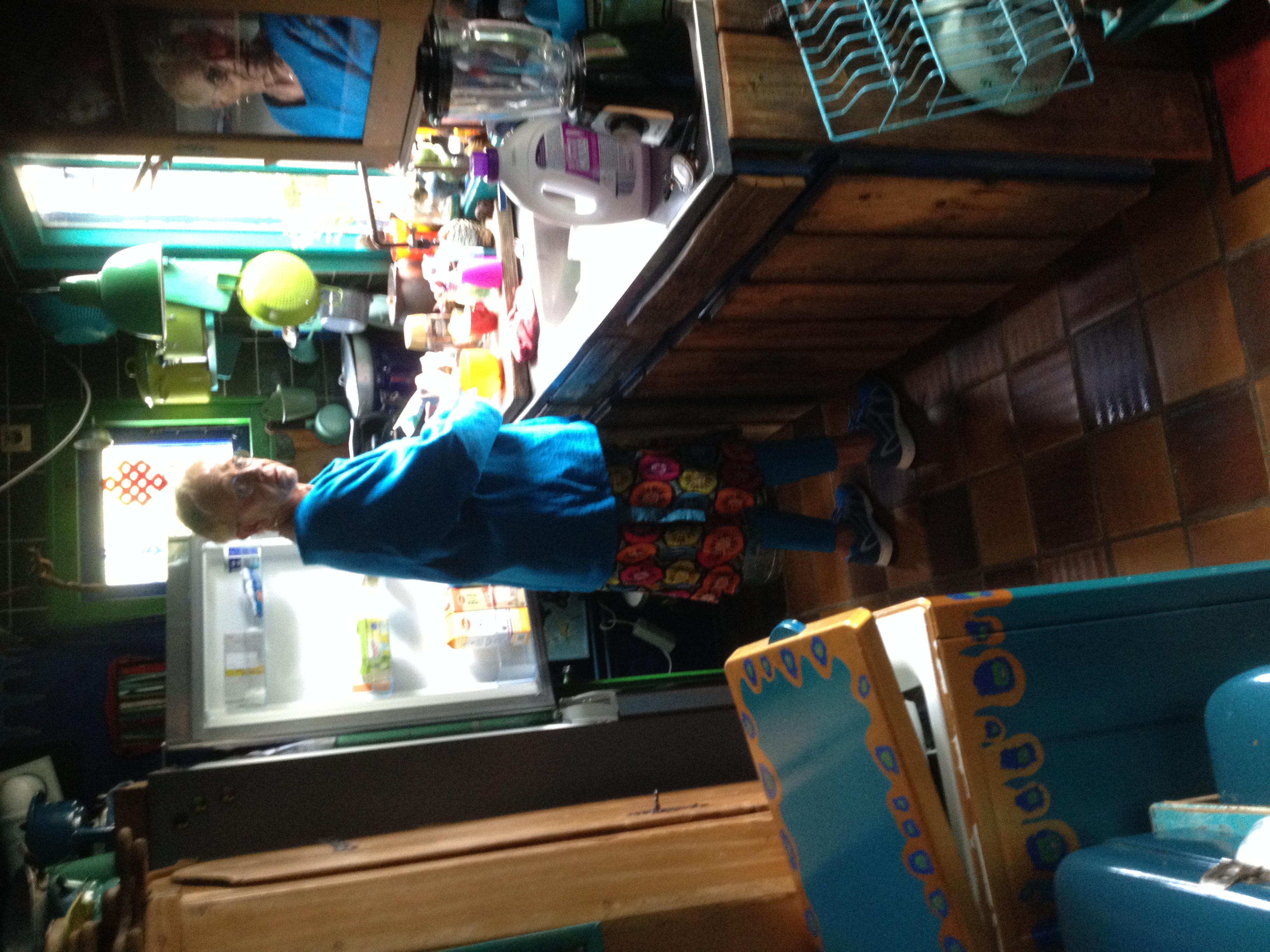 Hendrickje in de keuken Venenlaan 179 Hoorn 2020.